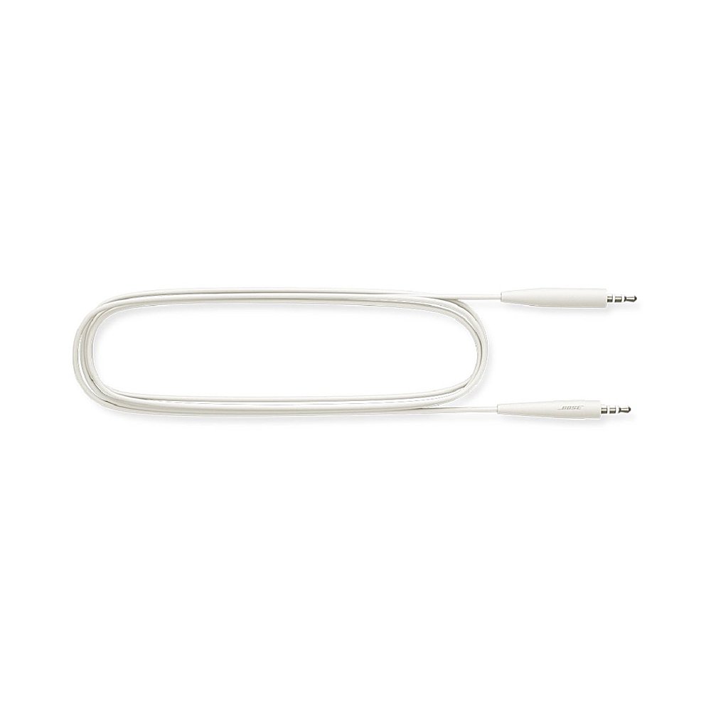 Angle View: Bose - 3.92' 3.5mm to 2.5mm Audio Cable - White