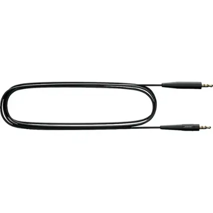 Front. Bose - SoundLink Headphones Audio Cable - Black.