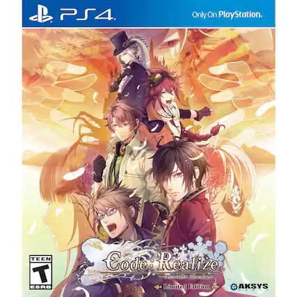 Front. Aksys Games - Code: Realize Wintertide Miracles Limited Edition. - T (Teen 13+)