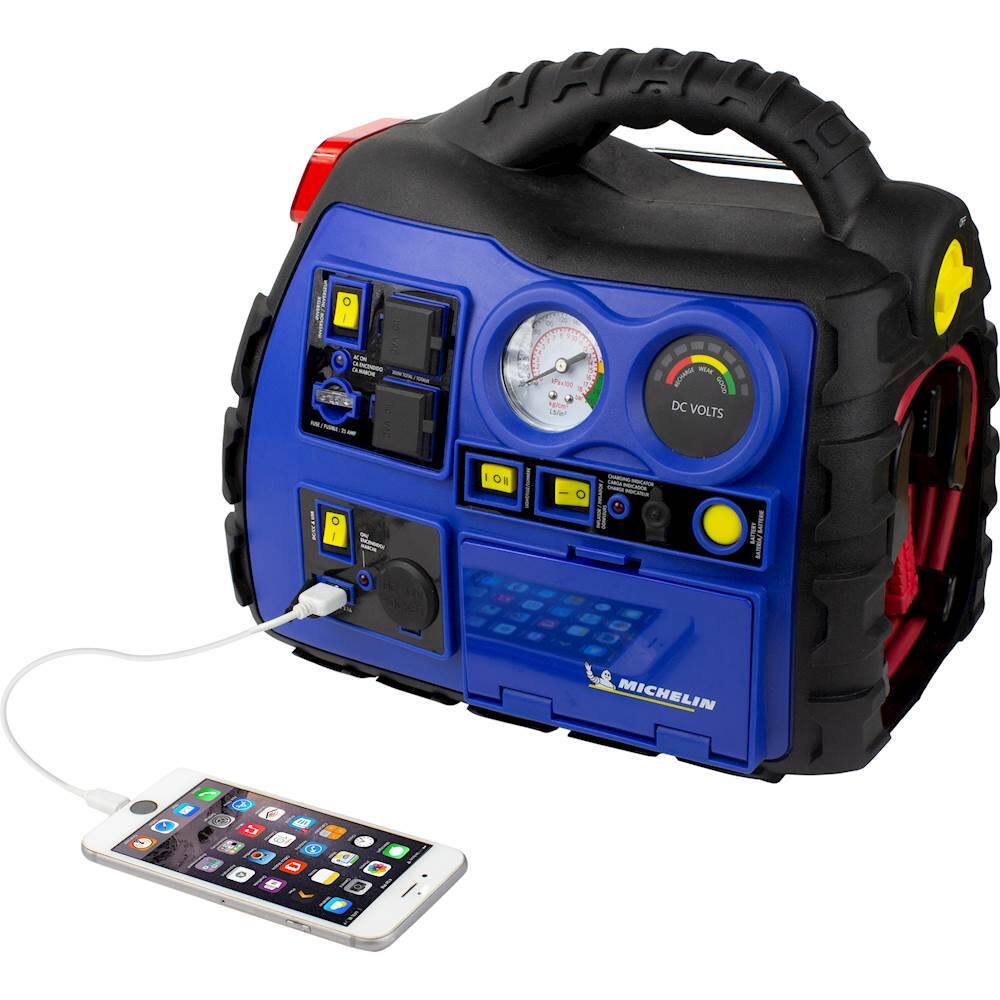 Alt View 11. Michelin - XR1 Multi-Function Portable Power Source - Blue.