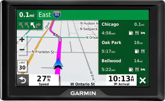 Front. Garmin - Drive 52 & Traffic 5" GPS - Black.