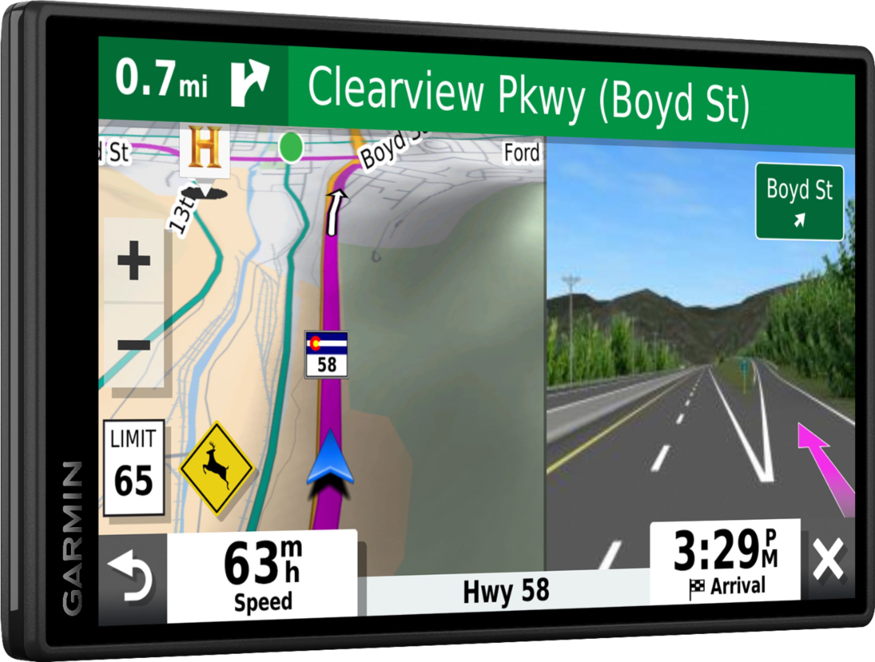 glimt udstrømning arkiv Garmin DriveSmart 65 & Traffic 6.95" GPS with Built-In Bluetooth Black  010-02038-02 - Best Buy