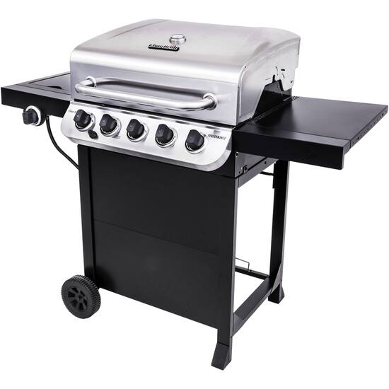 Char Broil Performance Gas Grill Stainless Steel Black 463373319 Best Buy