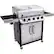 Left. Char-Broil - Performance Gas Grill - Stainless Steel/Black.