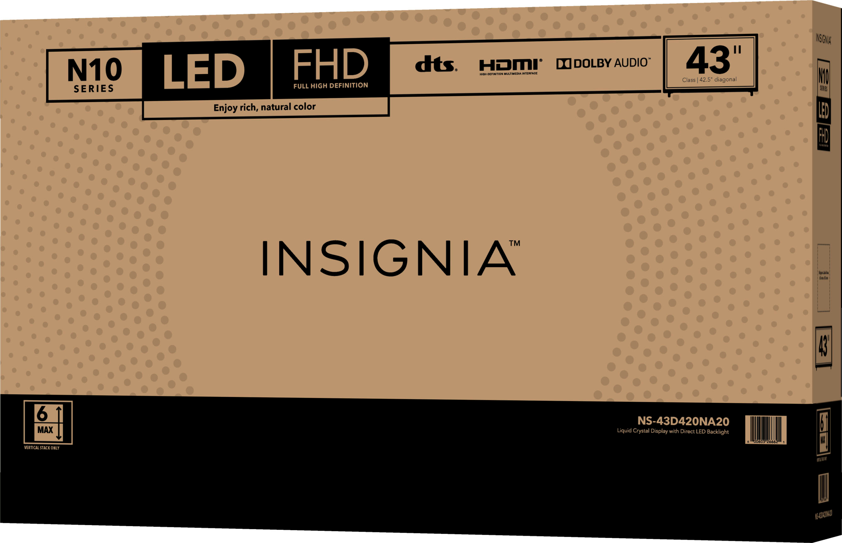Insignia™ 43 Class F30 Series LED 4K UHD Smart Fire TV NS-43DF710NA21 -  Best Buy