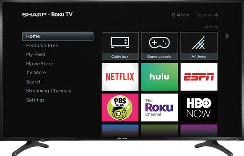 Rent to own Sharp - 50" Class - LED - 2160p - Smart - 4K UHD TV with HDR - Roku TV