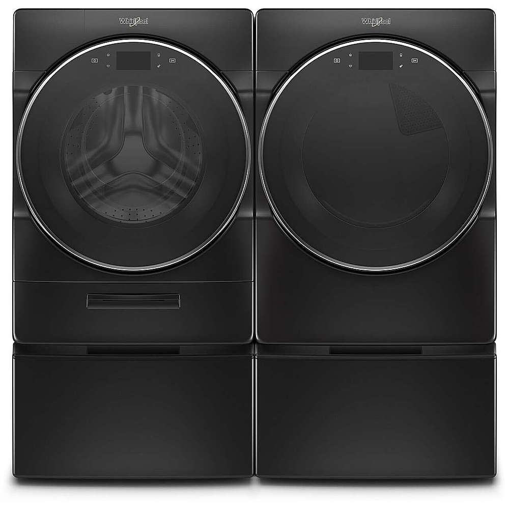 Alt View 16. Whirlpool - Washer/Dryer Laundry Pedestal with Storage Drawer - Black Shadow.