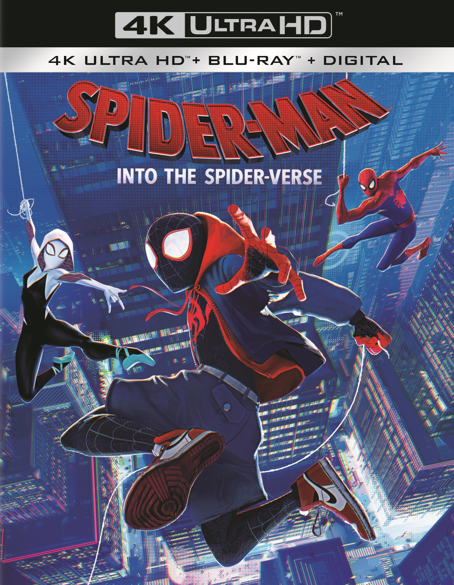 Spider Man Into The Spider Verse Includes Digital Copy 4k Ultra Hd Blu Rayblu Ray 2018