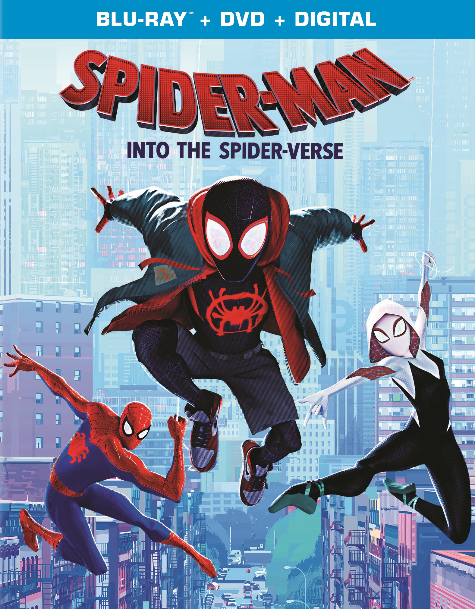 Spider Man Into The Spider Verse Includes Digital Copy Blu Raydvd 2018