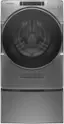 Alt View 5. Whirlpool - 4.3 Cu. Ft. High Efficiency Stackable Front Load Washer with Load & Go XL Dispenser - Gray.