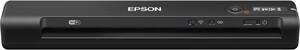 Epson - ES-60W Wireless Mobile Color Sheetfed Document Scanner - Black - Front_Zoom