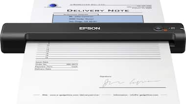 Epson Workforce Es 55r Portable Color Receipt Scanner Black