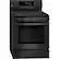 Angle. LG - 5.4 Cu. Ft. Self-Cleaning Freestanding Gas Convection Range with EasyClean - Matte Black Stainless Steel.