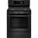 Front. LG - 5.4 Cu. Ft. Self-Cleaning Freestanding Gas Convection Range with EasyClean - Matte Black Stainless Steel.