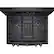 Alt View 11. LG - 5.4 Cu. Ft. Self-Cleaning Freestanding Gas Convection Range with EasyClean - Matte Black Stainless Steel.