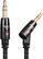 Alt View 12. AudioQuest - PipeLine 4' Stereo Audio Cable - Gray/Black.