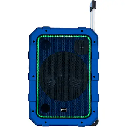 Front. Gemini - 10" 240W Powered Wireless 2-Way Outdoor Speaker (Each) - Blue.
