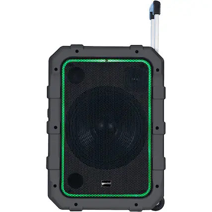 Front. Gemini - 10" 240W Powered Wireless 2-Way Outdoor Speaker (Each) - Gray.