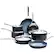 Angle. GreenPan - Paris Pro 11-Piece Cookware Set - Gray.
