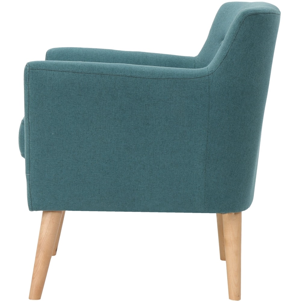 Angle View: Noble House - Scottsboro Club Chair - Dark Teal