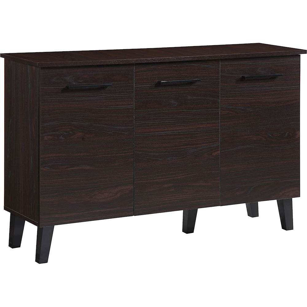 Angle View: Noble House - Humboldt Mid-Century Modern Cabinet - Wenge