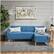 Alt View 11. Noble House - Frackville Fabric 2-Piece Chaise Sectional Sofa - Muted Blue.