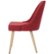 Angle Zoom. Noble House - Buffalo Fabric Dining Chair (Set of 2) - Muted Red.