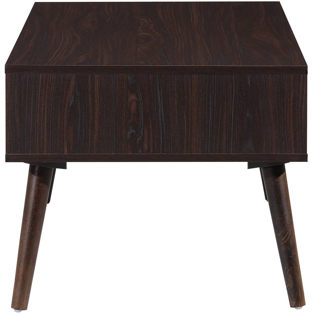 Angle View: Noble House - Wilmar Mid Century Modern Coffee Table - Wenge/Gray Oak