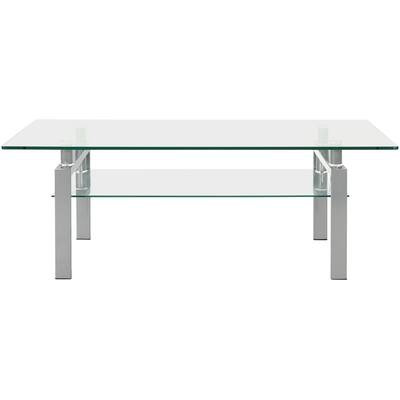 Noble House - Tomah Tempered Glass Coffee Table - Clear