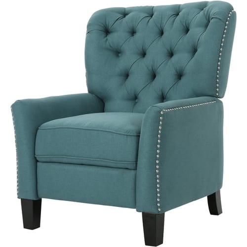 Noble House - Clovis Recliner - Dark Teal