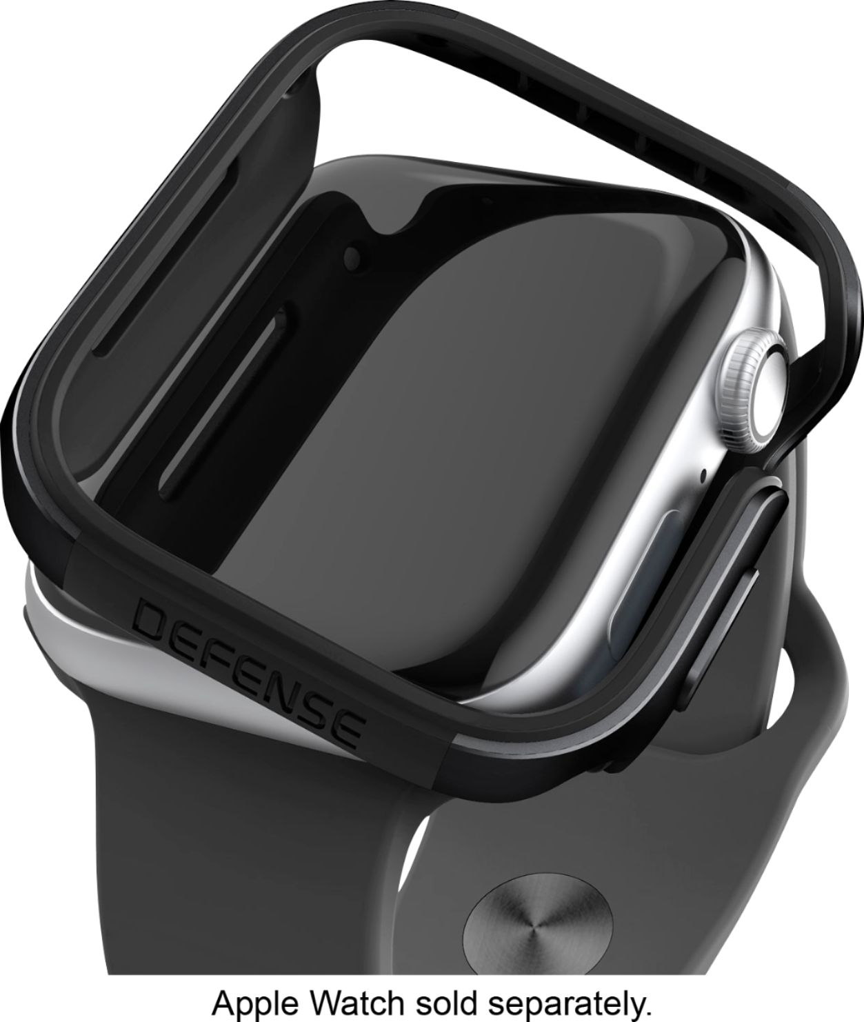 Angle View: Raptic - Defense Edge Case for Apple Watch 40mm - Black