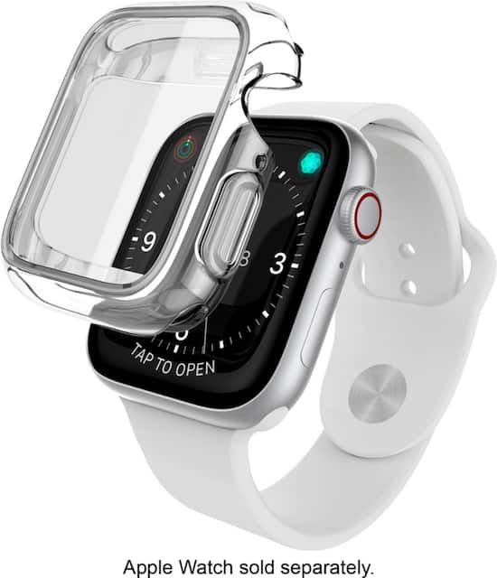 Raptic Defense Bumper for Apple Watch 44mm Clear 479813 - Best Buy