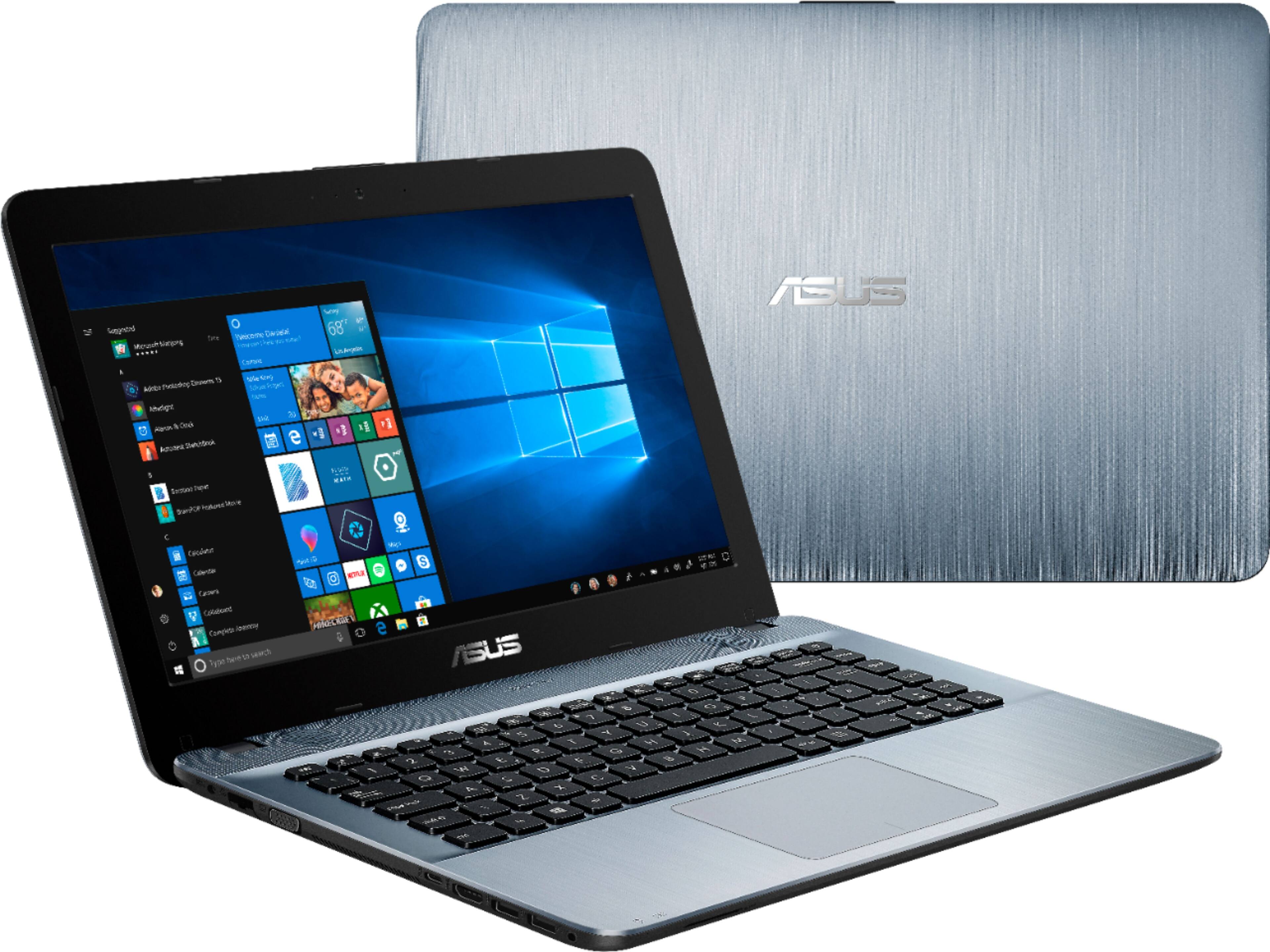 Alt View 11. ASUS - 14" Laptop - AMD A6-Series - 4GB Memory - AMD Radeon R4 - 500GB Hard Drive.