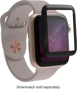 ZAGG - InvisibleShield Glass Curve Elite Screen Protector for Apple Watch Series 4 40mm - Clear