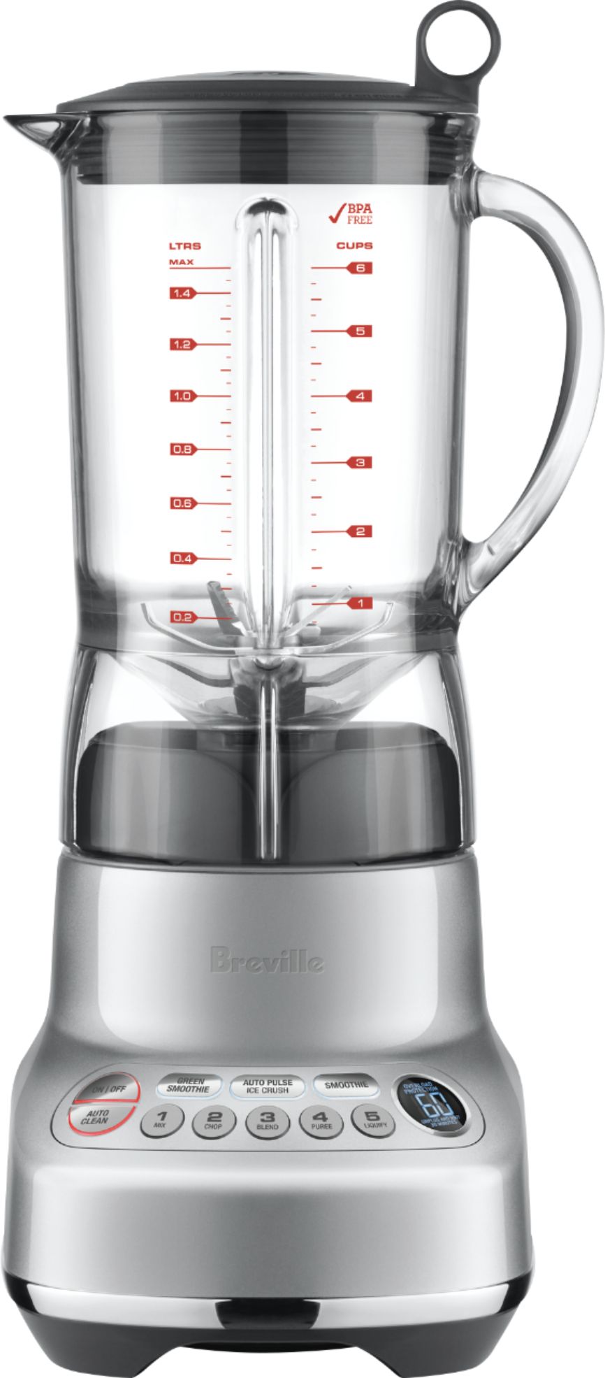 Breville BDF500XL Smart Fryer, Brushed Stainless Steel 15 x 10.5 x 11  inches,Silver