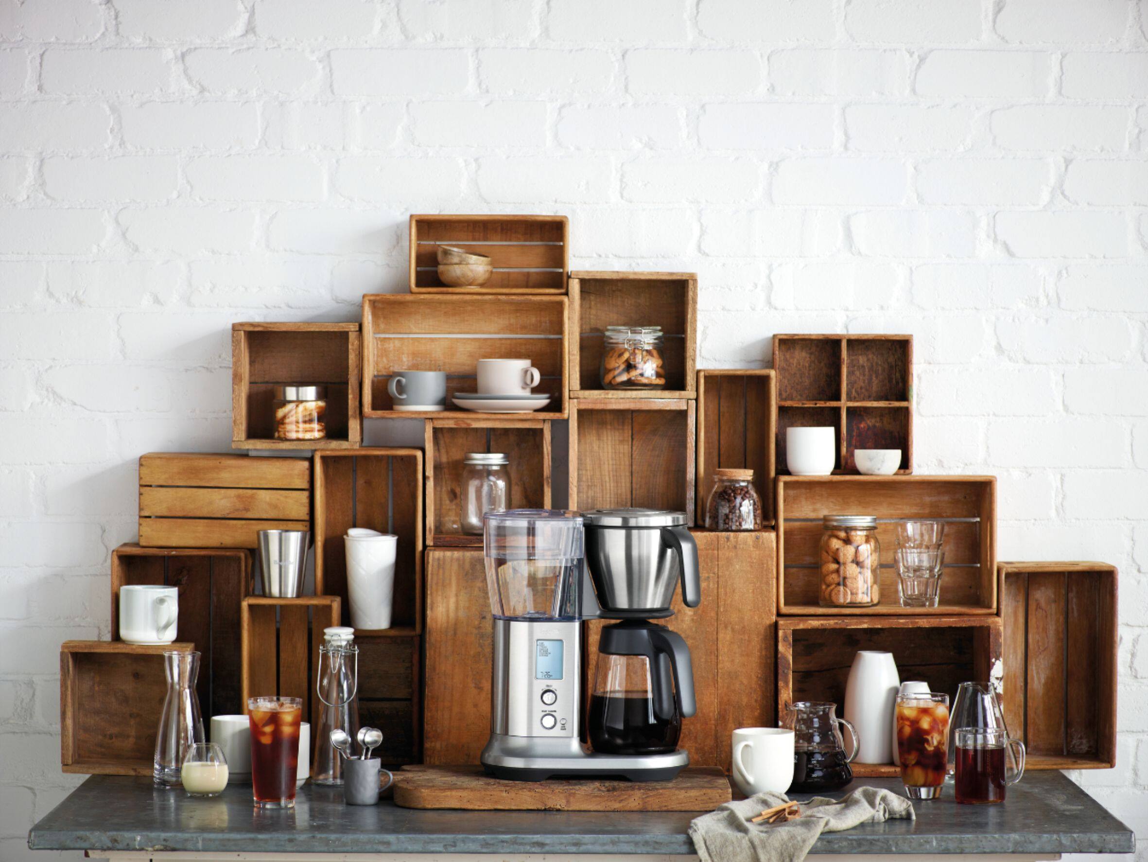 Alt View 18. Breville - the Precision Brewer Glass 12-Cup Coffee Maker - Brushed Stainless Steel.