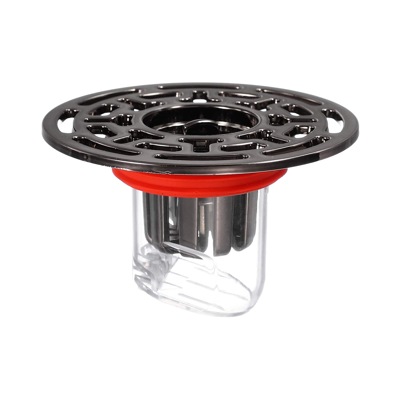 "Unique Bargains - Odor Proof Floor Drain Cover Shower Plug Drain Backflow Preventer for 1.3-1.7"" Caliber Pipes Tubes Bathroom - Gray/Transparent" price history on PriceWatchPro