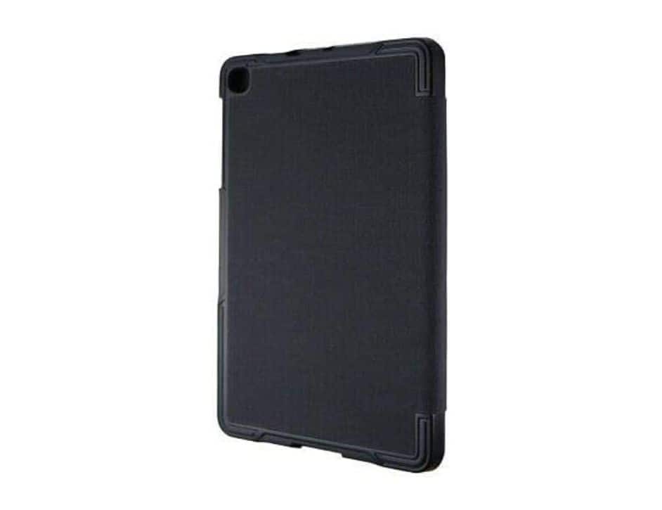 Front. Verizon - Verizon Folio case Screen protector Samsung Galaxy Tab A - Black.
