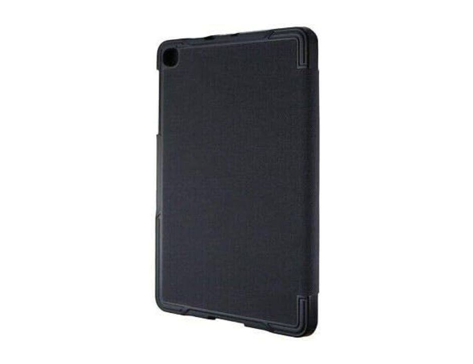 Front. Verizon - Verizon Folio case Screen protector Samsung Galaxy Tab A - Black.