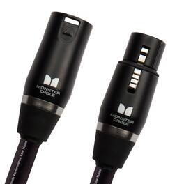 Monster Cable - Monster SP2000-M-5WW 3-Pin XLR M to F Prolink Studio Pro 2000 Mic Cable, 5' - Black