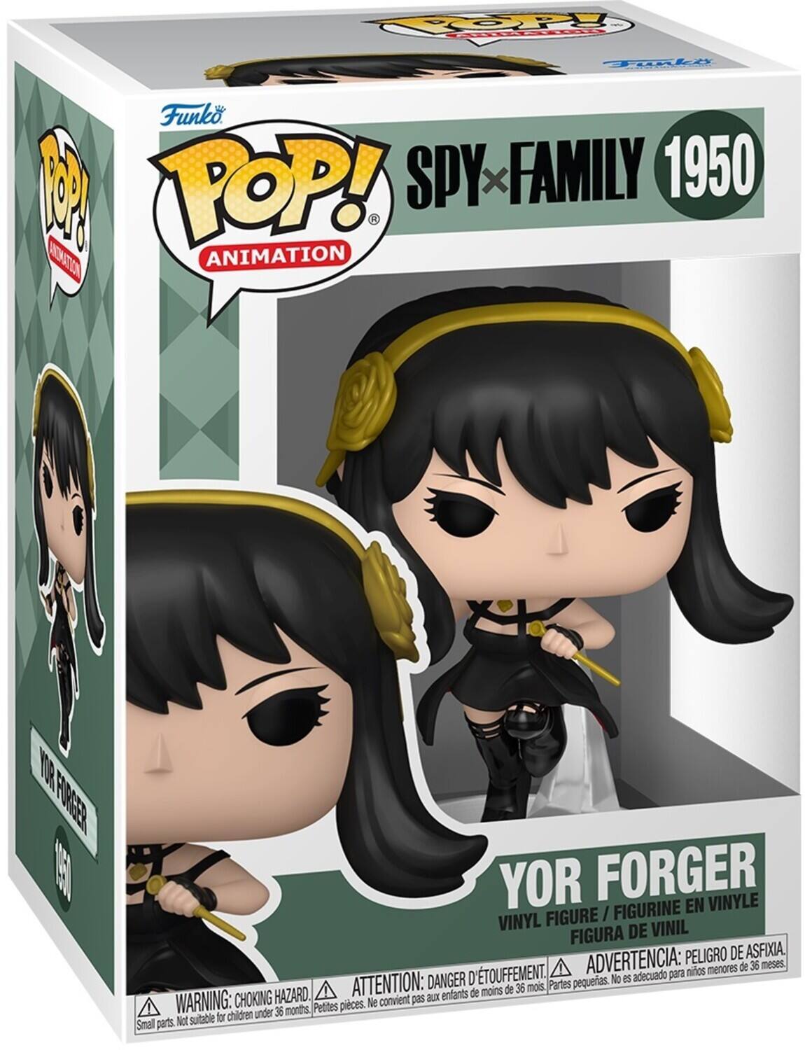 TOOPY Fd Tonly  Funko 1 POP! SPY X FAMILY 1950 ANIMATION TOR FORGER  YOR FORGER VINYLE / FIGURINE EN VINYL FIGURE FIGURA DE VINIL PELIGRO DE ASFIXIA. D'TOUFFEMENT. ADVERTENCIA: para nios menores de 36 meses. DANGER pequeas. No es adecuado HAZARD. ATTENTION: aux enfants de moins de 36 mois. Partes WARNING: CHOKING Petites pices. Ne convient pas for children under 36 months. Small parts Not suitable