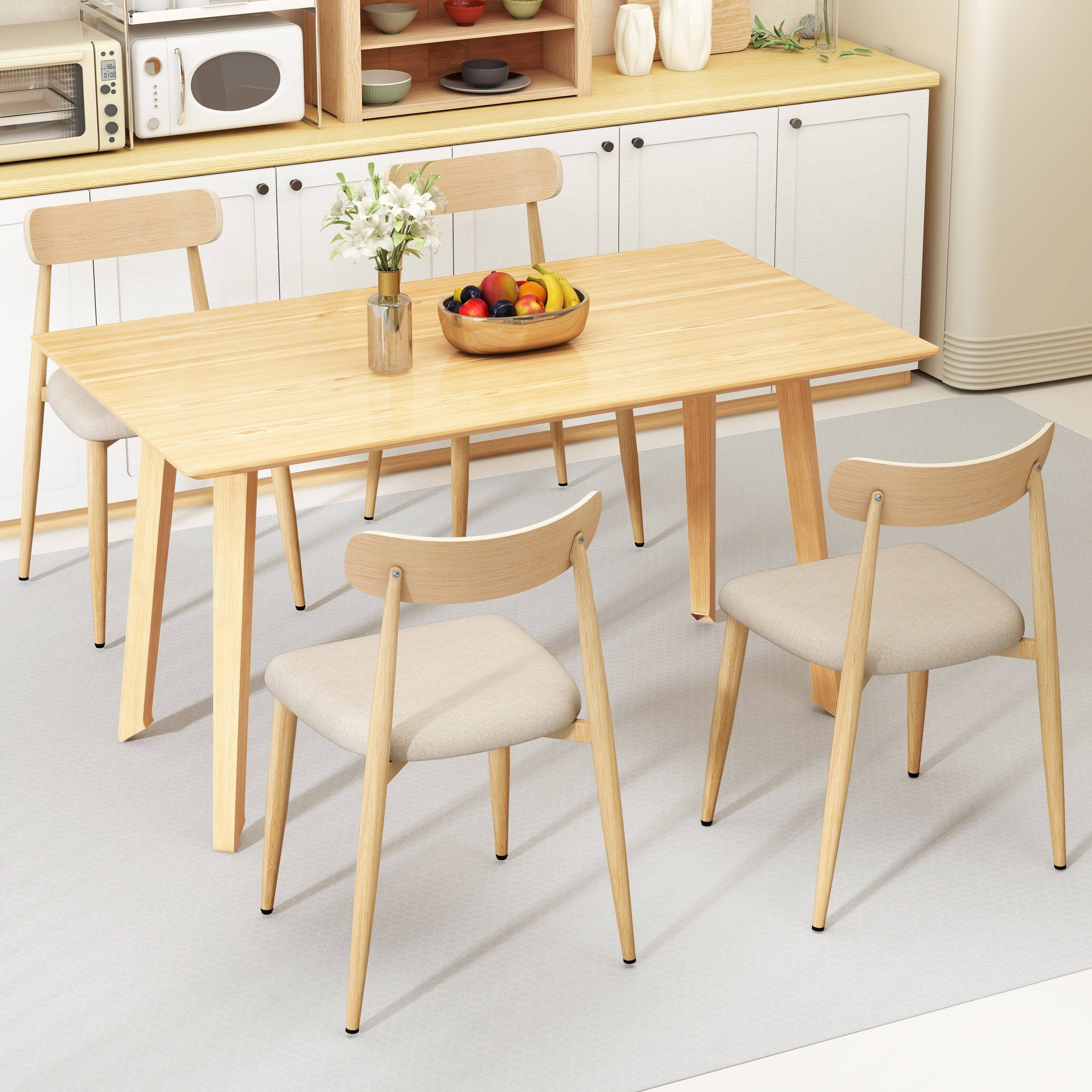 Alt View 8. Gymax - Gymax Modern Upholstered Dining Chairs Set of 2 w/Wood-Like Metal Legs Padded Seat - Grey.