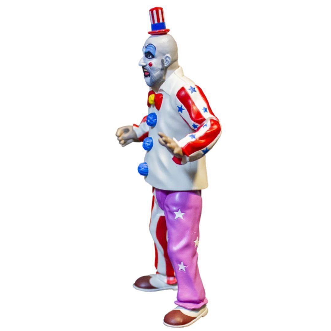 Angle. Trick or Treat Studios - House of 1000 Corpses Captain Spaulding 5-Inch Scale Action Figure - Red.