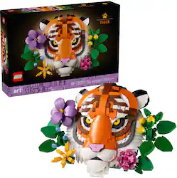 LEGO - Art The Fauna Collection – Tiger DIY Set 31217 - Front_Zoom