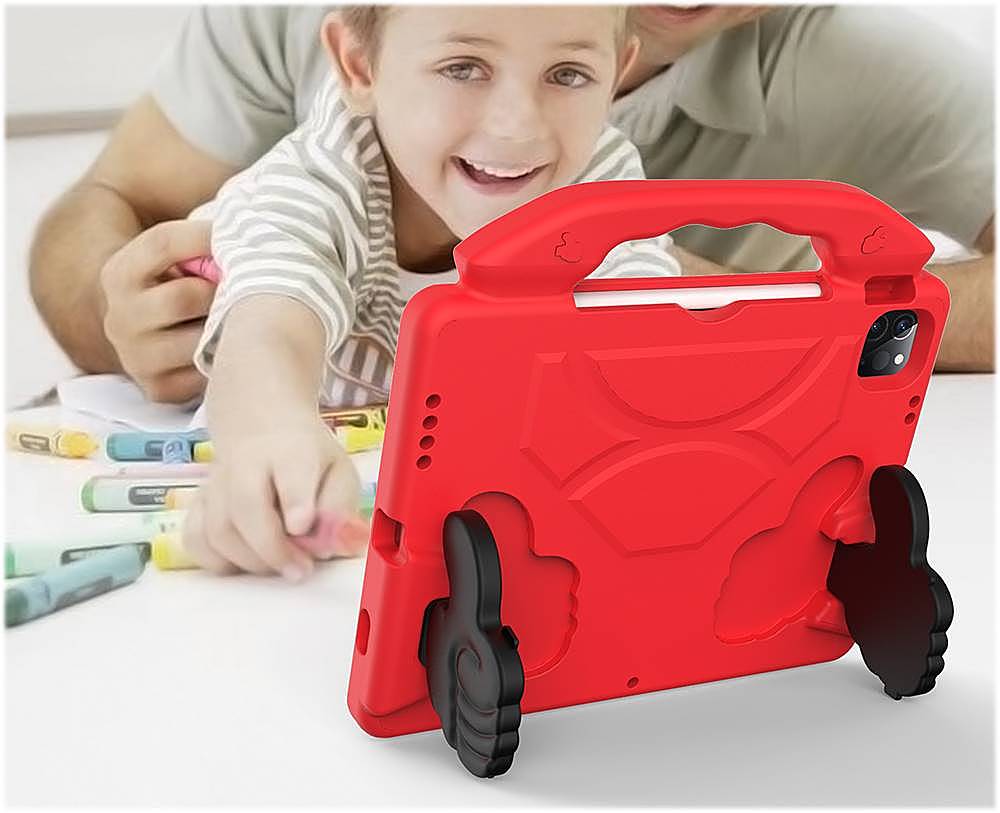 Alt View 15. SaharaCase - SHOCK KidProof Case for Apple iPad Pro 11" (2nd, 3rd, and 4th Gen 2020-2022) - Red.