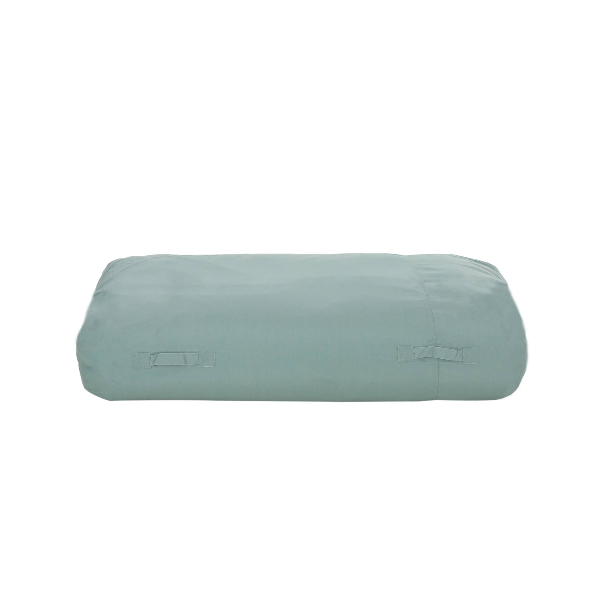 Back. GOODSILO - Water Resistant Lounger Bean Bag Chair with Removable Cover and High-Density Foam Filling - Teal.