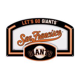 Evergreen Enterprises - San Francisco Giants 11" x 17" Embossed USA Steel Buckle Wall Sign - Multicolor