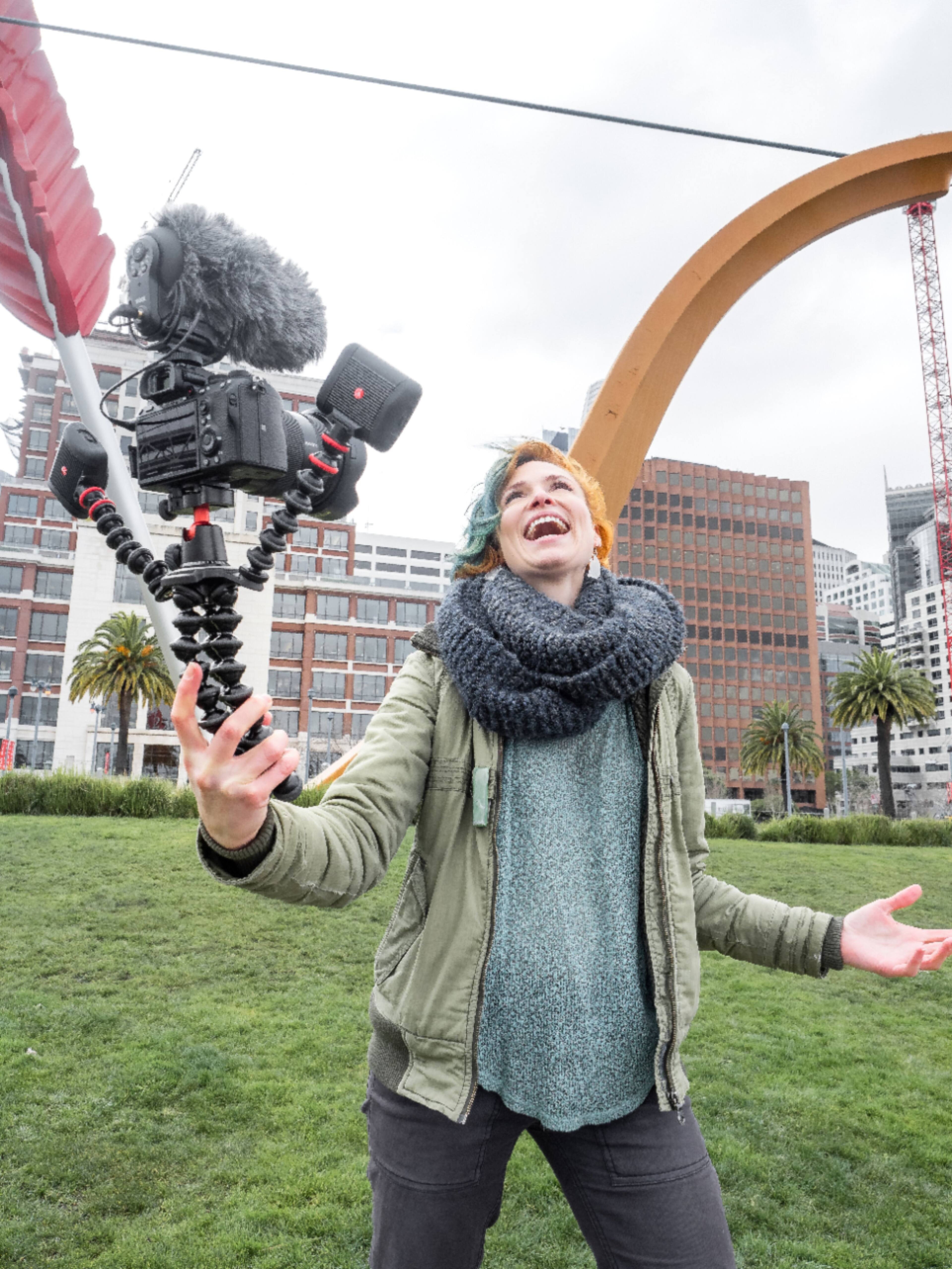 Alt View 28. JOBY - GorillaPod 3K Video PRO 13" Tripod - Black.