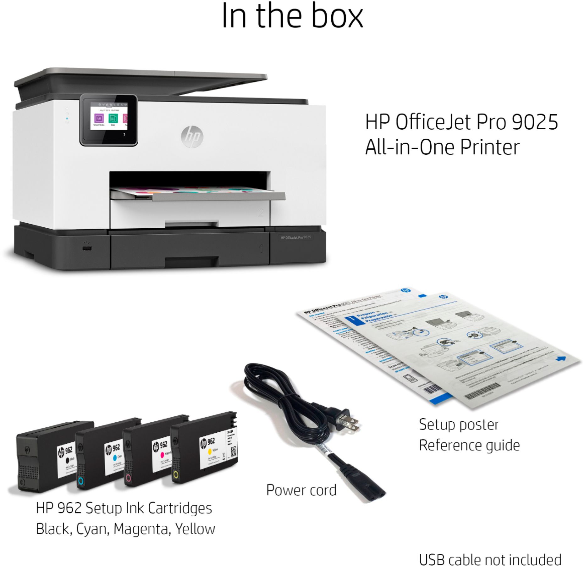 HP OfficeJet Pro 9022 All-in-One LAN Wi-Fi A4 - colour Inkjet pri