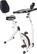 Angle. FitDesk - Recumbent Exercise Bike - White.